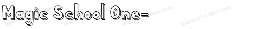 Magic School One字体转换